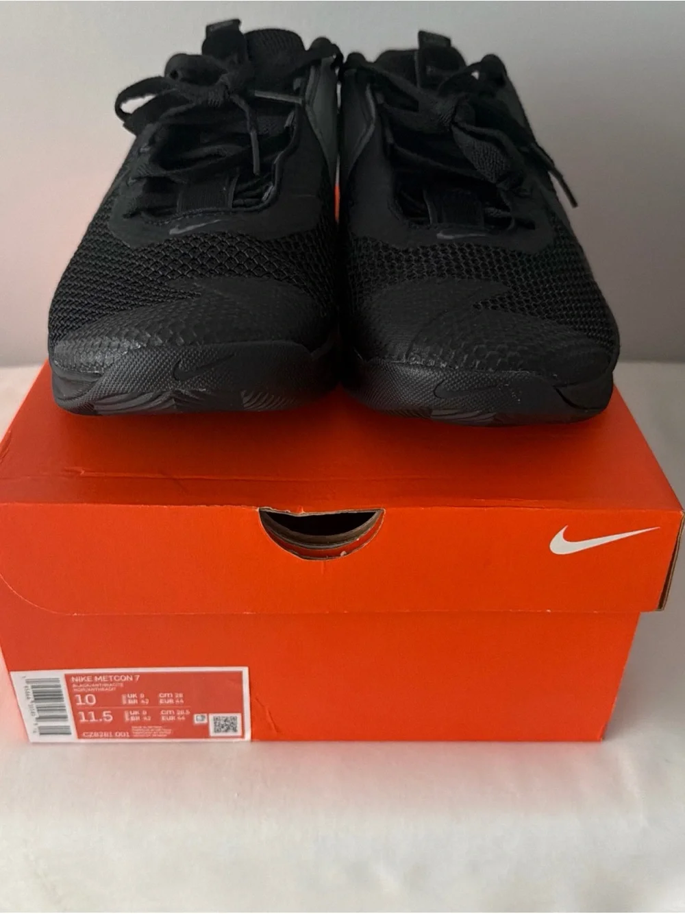 Nike Men's Metcon 7 Athletic Training Shoes CZ8281-001 Black Anthracite Sz 10